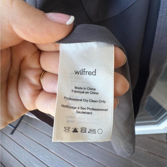 Aritzia Wilfred Gray Spaghetti Strap Slip Dress - Size Small - Picture 2 of 7